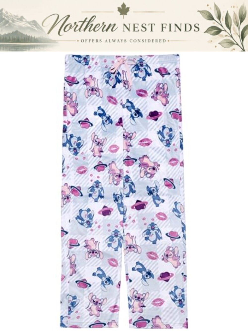 Womens Fleece Pajama Lounge Pants Drawstring Elastic Waist Pull-On
